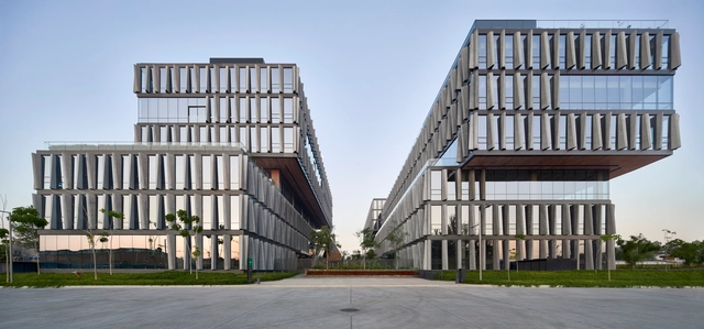 Bio-Esfera综合办公园区 / SOM建筑事务所 - 建筑图, 共享办公室室内设计, 表皮