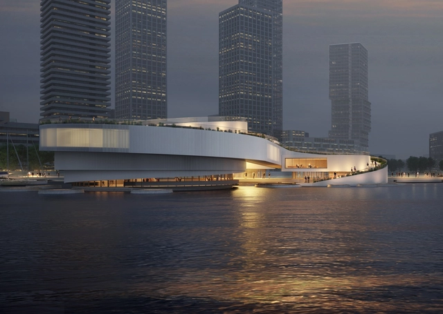 Mecanoo Designs New Scenic Maritime Center for Rotterdam - Featured Image