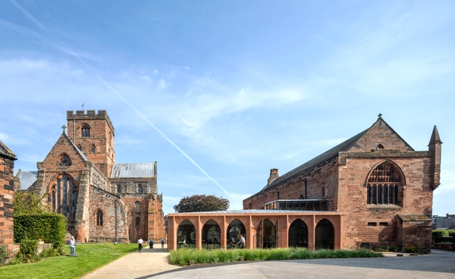 The Fratry Building Renovation at Carlisle Cathedral / Feilden Fowles - Exterior Photography, Cathedral, Arch