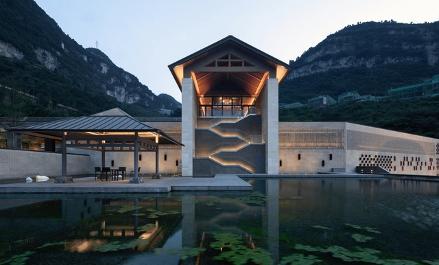 郎酒庄园之二郎陶坛酒库 / 郎酒集团+道辰建筑 - 建筑图, 酒庄