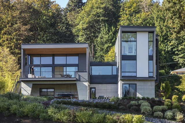 Residencia Cedar Island / Scott I Edwards Architecture - Fotografía exterior, Casas, Fachada, Puerta