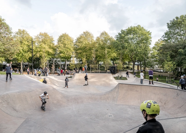 Remiseparken口袋公园更新 / BOGL Landscape Architects - 建筑图, 公园