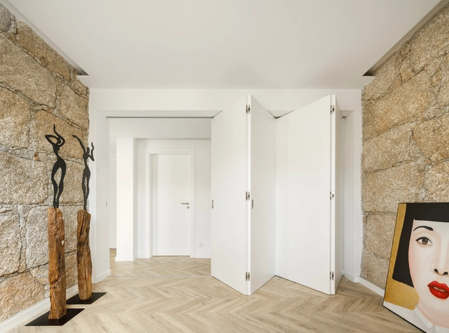 InStone Apartment / Atelier DRK - Interior Photography, Apartment Interiors, Door