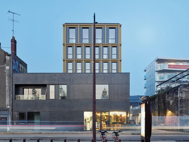 27 Collective Housing at Île de Nantes / Atelier Maxime Schmitt Architecte - Exterior Photography, Apartments, Facade
