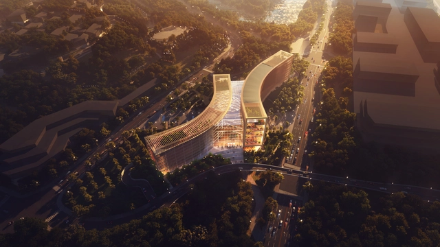 An Integrated Mixed-Use Development in Belfast and a Research Station in Antarctica: 10 Unbuilt Projects Submitted by Established Firms - Featured Image