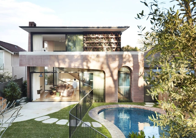 A Nova Casa Rosa / Luigi Rosselli Architects - Fotografia de Exterior, Casas, Fachada