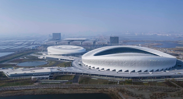 Qingdao Citizen Fitness Center / Architecture & Engineers of Southeast University - Exterior Photography, Stadiums
