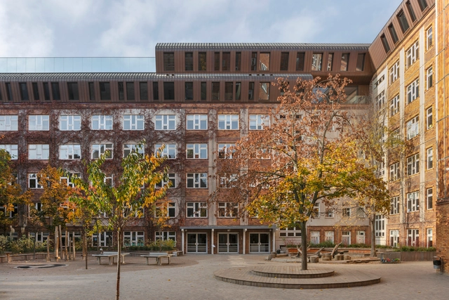 柏林城市学校 / Sauerbruch Hutton  - 建筑图, 中小学校, 表皮