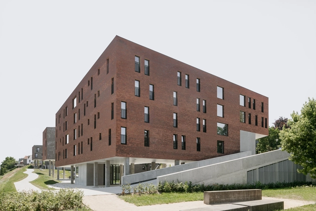 Social Housing Klein Rijsel / Abscis Architecten + A2D - Exterior Photography, Social Housing, Facade