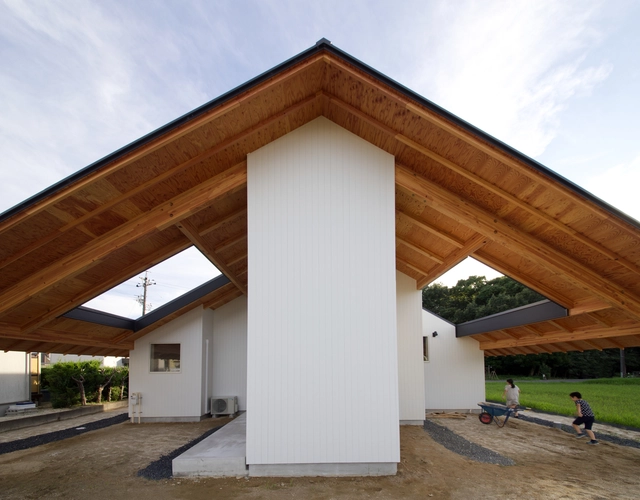 Casa Kasa / Katsutoshi Sasaki + Associates - Fotografía exterior, Casas, Fijación Vigas, Pilares
