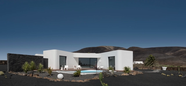 Vulkano Villas / Federico Zorrilla Abascal Arquitectura y diseño - Fotografía exterior, Casas, Fachada, Puerta