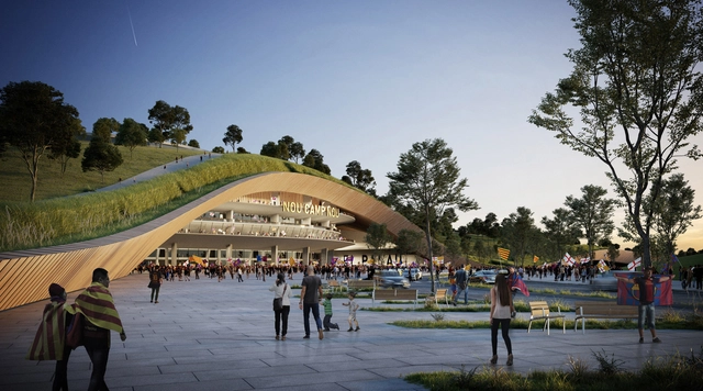 ON-A Designs Rooftop Park to Cover FC Barcelona Football Stadium - Featured Image