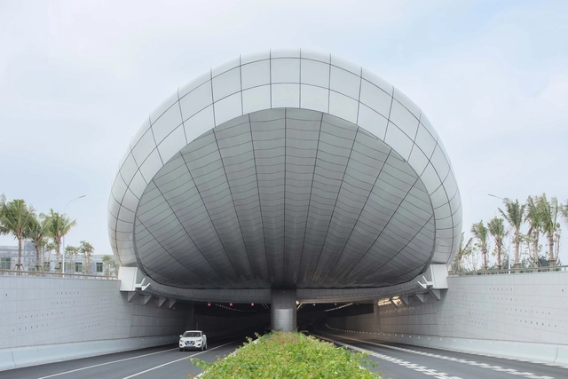Haikou Wenming East Road Tunnel / Penda China - Exterior Photography, Transportation 