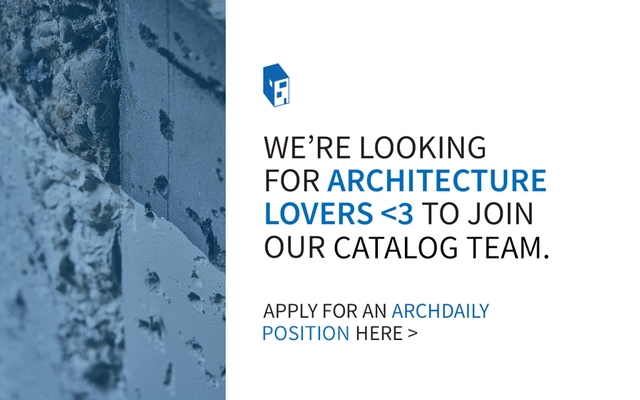 Call for Part-Time ArchDaily Catalog Editor for 2021! - Featured Image