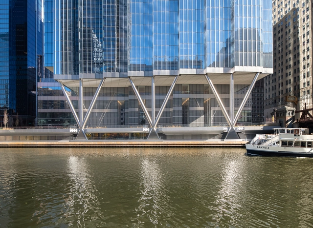 芝加哥北瓦克大道110号办公楼 / Goettsch Partners - 建筑图, 办公设施