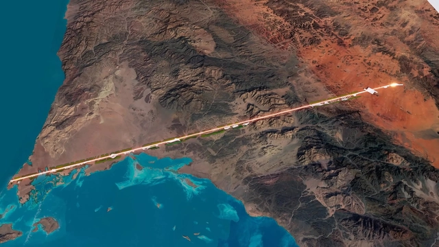 Arábia Saudita divulga planos de construir cidade linear de 160 quilômetros de extensão - Imagem de Destaque