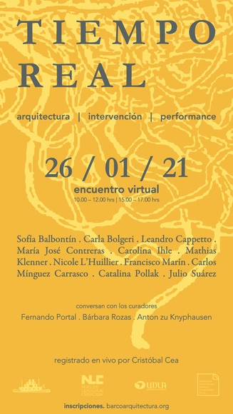Tiempo Real: Encuentro Virtual de Arquitectura, Intervención y Perfomance - Imagen Principal