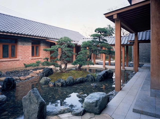 青莲庭 / 七月合作社 - 建筑图, 景观设计, 柱