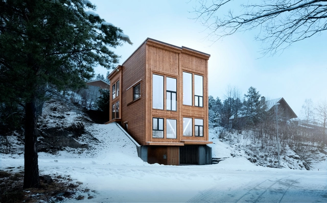 挪威落地窗木屋 / Rever & Drage Architects - 建筑图, 独立住宅, 表皮