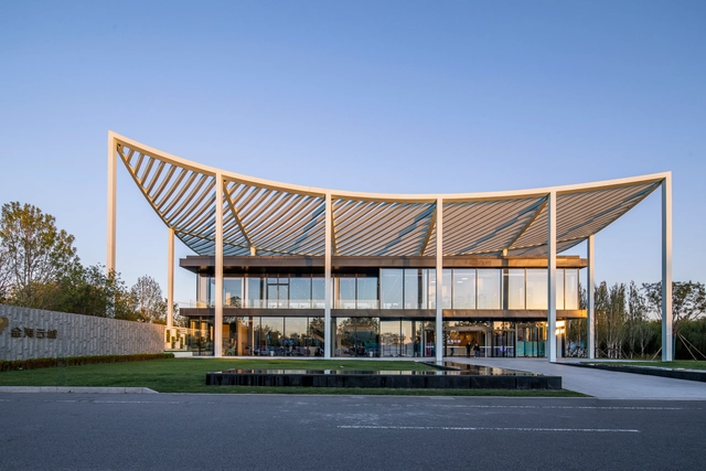 Paper Roof Reception Center / Powerhouse Company - Exterior Photography, Cultural Center, Facade