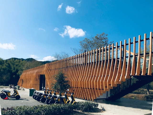 汤家庄村游客中心 / Continuum Design and Architecture - 建筑图, 社区建筑, 围栏
