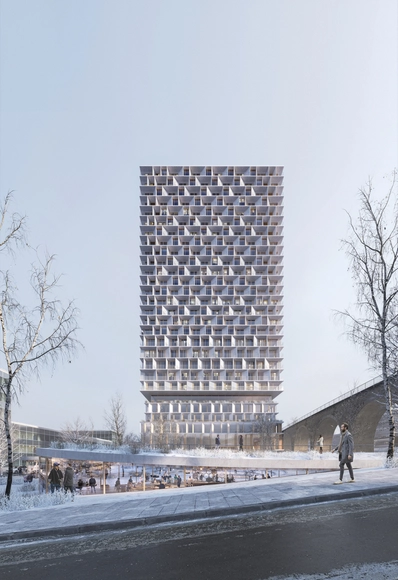 3XN and IttenBrechbühl Win International Competition to Design Wooden Tower in Lausanne, Switzerland - Featured Image