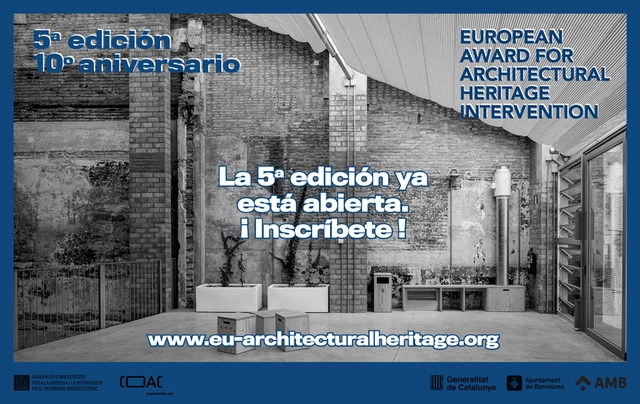 Abierta inscripción de 5ª edición del Premio Europeo de Intervención en el Patrimonio Arquitectónico - Imagen Principal