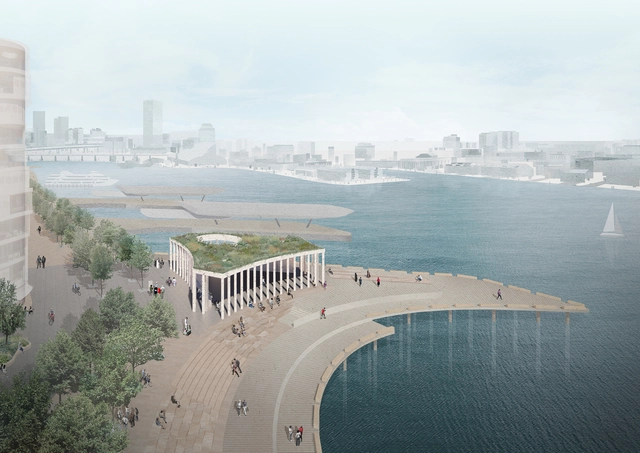 Pavilhão no porto de Sydney será construído com conchas de ostras recicladas - Imagem de Destaque