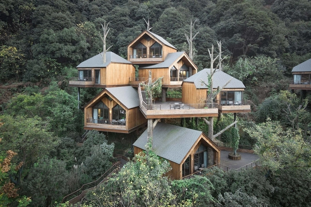 Casa del Árbol - Senbo Resort Hangzhou / WH studio - Fotografía exterior, Hoteles
