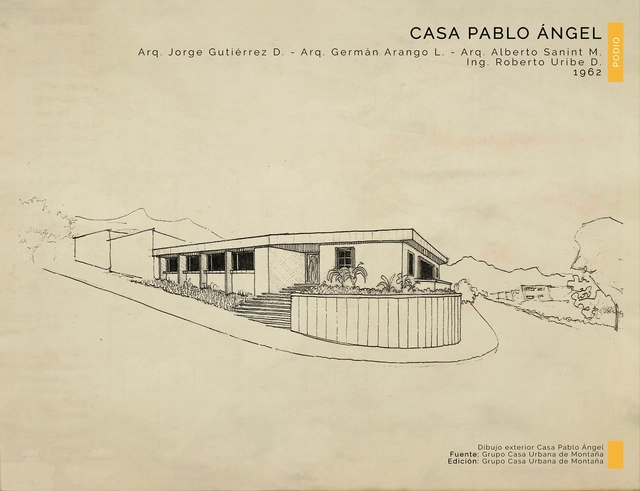 Casa Urbana de Montaña 1950 - 1970: La experiencia de estudiantes registrando arquitectura moderna en Manizales - Imagen Principal