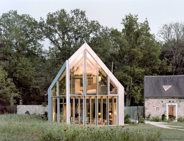 法国农舍改造 Le Pré aux Pierre / bureau David Apheceix - 建筑图, 更新项目