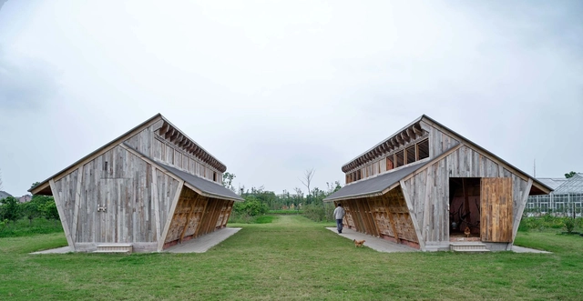 良壤鸡舍 / 以靠建筑 - 建筑图, 动物收容所