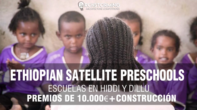 Concurso Preescolares satélite de Etiopía: Escuelas en Hiddi y Dillu - Imagen Principal