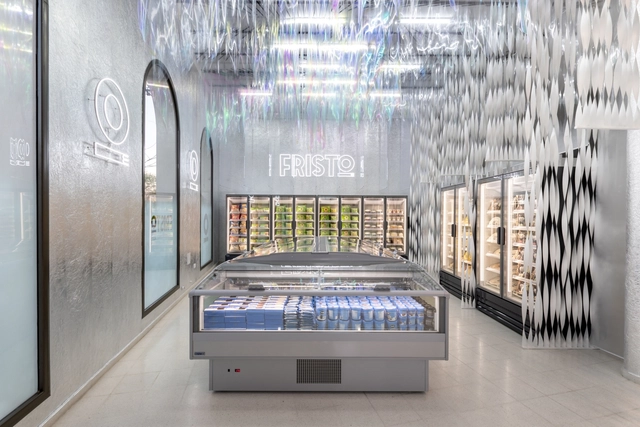 FRISTO, mercado de congelados / EFEEME arquitectos  - Fotografía interior, Interiores Comerciales, Fachada