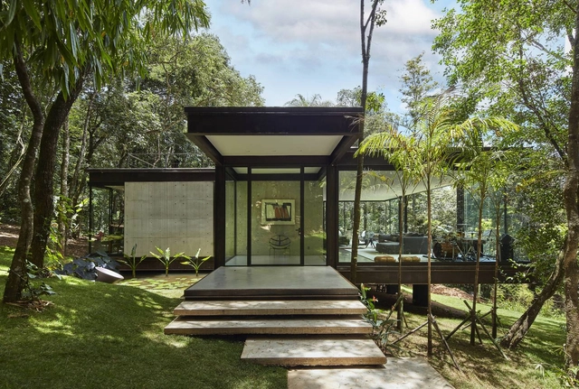 Casa de vidrio  / Ângela Roldão Arquitetura - Fotografía exterior, Casas