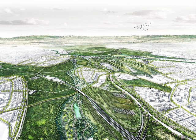 Conoce la propuesta de Estudio MMX para el Bosque Metropolitano de Madrid - Imagen Principal