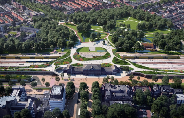 Mecanoo reinventa una extensa zona ferroviaria en la ciudad más antigua de Holanda - Imagen Principal