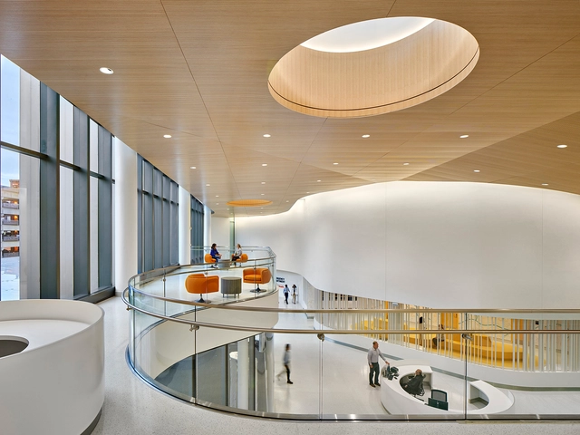 The University of Virginia, University Hospital Expansion / Perkins&Will - Interior Photography, Extension, Kitchen, Stairs