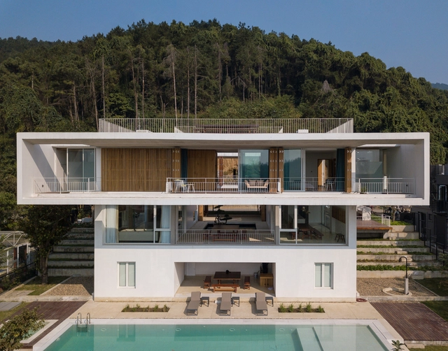 Casa Tam Đảo / Tropical Space - Fotografia de Exterior, Casas, Fachada