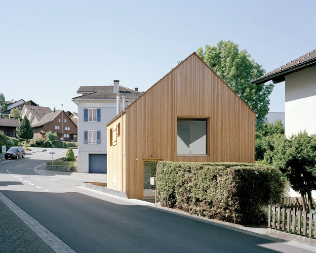 瑞士克莱恩斯小屋 / Lukas Lenherr Architektur - 建筑图, 独立住宅