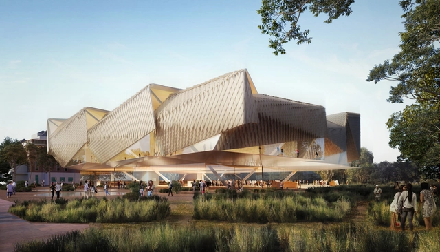 Diller Scofidio + Renfro e Woods Bagot projetam novo Centro das Artes e da Cultura Aborígene na Austrália - Imagem de Destaque