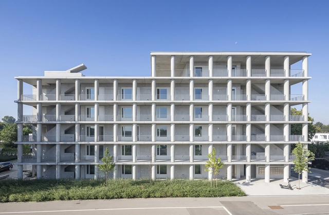 新乌尔姆水泥公寓 / Fink+Jocher Architekten und Stadtplaner - 建筑图, 公寓