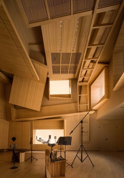 广州大剧院梅兰音乐小型交响乐录音棚 / 东仓建设  - 室内图, 室内设计