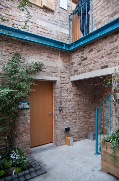 Granby Winter Garden / Assemble - Exterior Photography, Restoration, Door