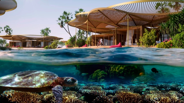Foster + Partners Designs "Coral Bloom" Island Resort for the Red Sea - Featured Image