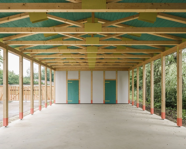 Erkläranlage Pavilion / Max Otto Zitzelsberger Architekt BDA - Interior Photography, Pavilion, Facade, Beam