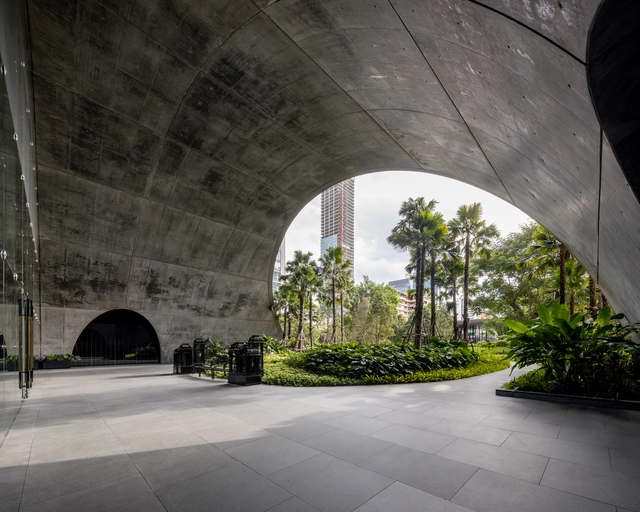 辛德霍恩凯宾斯基酒店，插入弧形泳池 / Plan Architect - 建筑图, 酒店, 表皮