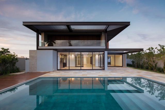Casa LV Tech  / Juliana Risso Arquitetura - Fotografia de Exterior, Sustentabilidade, Aido, Fachada