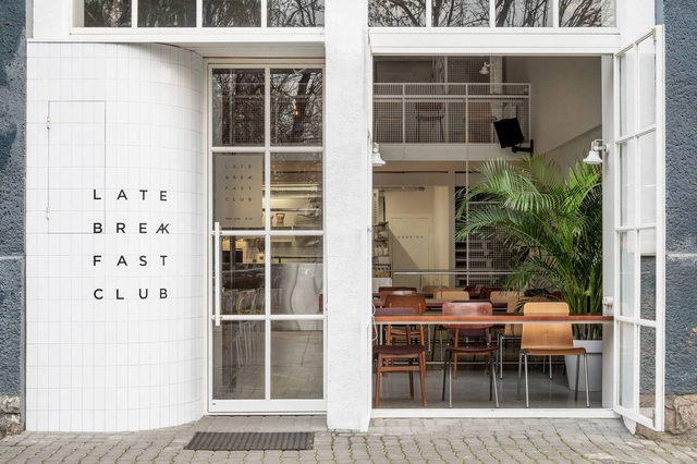Late Breakfast Club / LIS design studio - Interior Photography, Coffee Shop Interiors, Door, Facade, Chair