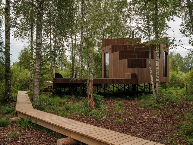 Maidla Nature Villa / b210 architects - Fotografía exterior, Cabañas & Lodges
